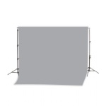 Falcon Eyes taustahoidja Background System B-8510 with Rolls Storm Grey 2,75 x 11m