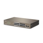 Tenda ruuter TEF1118P-16-150W 16 X 10/100Mbps PoE + 1 Gigabit/SFP, max. 135W