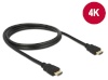 Delock kaabel High Speed HDMI with Ethernet - HDMI A male > HDMI A male 4K 1m