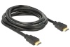 Delock kaabel High Speed HDMI with Ethernet - HDMI A male > HDMI A male 4K 3m