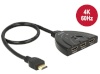 Delock kaabel HDMI 3 Eingänge -> 1 Ausgang 4K 0.50m