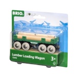 BRIO mängurong WORLD Lumber Loading Wagon, 33696