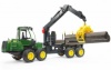 Bruder mänguauto John Deere 1210E forwarder with wooden grapple | 02133