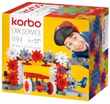 Korbo konstruktor Blocks Car service 119