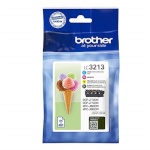 Brother Multipack LC3213VALDR Cartridge, must, cyan, magenta, kollane