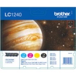 Brother LC1240, Value Ink Cartridge, 3 C, Y, M +1 black