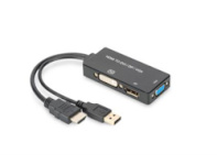 Digitus videokaabel Hdmi 3in1 Converter Cable,0,2m