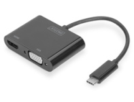 Digitus kaabel USB Type-c - Hdmi +vga Adapter