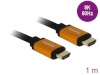 Delock kaabel HDMI M/M V2.1 1m 8K 60HZ must