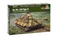 Italeri liimitav mudel Plastic Model SD.KFZ 182 Tiger II