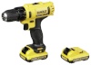 DeWALT akutrell DCD710D2-QW 10,8V 2x 2 Ah Cordless Drill Driver + Case