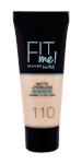 Maybelline jumestuskreem Fit Me! Matte + Poreless 30ml, 110 Porcelain, naistele