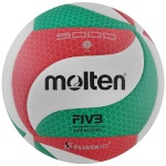 Molten võrkpall V5M5000 Fivb valge-punane-roheline 5