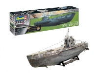 Revell liimitav mudel Plastic Model German Submarine Type VII C/41 1/72