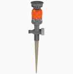 Gardena vihmuti Vario Comfort Circular Sprinkler with Spike, hall/oranž