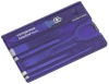 Victorinox taskunuga SwissCard Classic (0.7122.T2), sinine läbipaistev