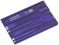 Victorinox taskunuga SwissCard Classic (0.7122.T2), sinine läbipaistev