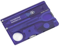 Victorinox taskunuga SWISSCARD LITE sinine transparent