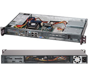 Supermicro korpused 1u Chassis 1x3.5 Sas/sata