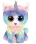 Meteor pehme mänguasi TY Beanie Boos Cat unicorn Heather 15cm