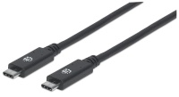 Manhattan kaabel USB-C 3.1 Gen2 cable, USB C/USB C M/M 1cm must