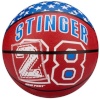 Avento korvpall BASKETBALL PRINT suurus 7 sinine/punane