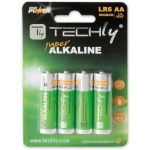 Techly patarei Alkaline LR06 AA 4tk, (IBT-LR06T4B)