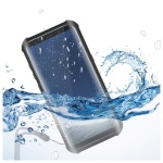 KSIX kaitsekest veekindel Samsung Galaxy S8+ Aqua Case must läbipaistev