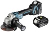 Makita akunurklihvija DGA506RTJ + 2x aku BL1850B 5.0Ah + kandekohver Makpac