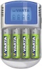 Varta laadija LCD Charger 12V USB + 4 Accu 2500 mAh Mignon AA