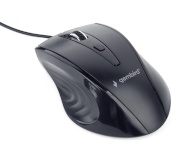 Gembird hiir Optical Mouse MUS-4B-02, 1200 DPI, USB, must, 1.35m cable length