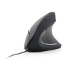 Gembird hiir Ergonomic 6-button Optical Mouse MUS-ERGO-01, 3200 DPI, USB, must