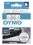 Dymo etiketiprinteri etiketid D1 9mm 40913 must/valge 