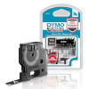 Dymo etiketiprinteri etiketid D1-Vinylband white/black 12mmx3m