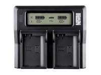 Newell laadija DC-LCD two-channel Charger for DMW-BLF19E batteries