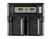 Newell laadija DC-LCD two-channel Charger for NP-FW series batteries