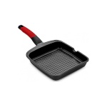 BRA Lainelise kattega grill-pann A411428 28x28cm punane