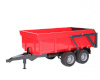 Bruder treiler Tipping Trailer Biaxial red tipper