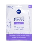 Nivea näomask Hyaluron CELLular Filler 10 Minutes Sheet Mask 1tk, naistele