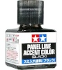 Tamiya mudelivärv Panel Accent Color Black, must (87131)