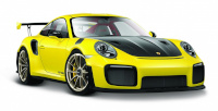 Maisto mudelauto Model Metal Porsche 911 GT2 RS kollane 1:24