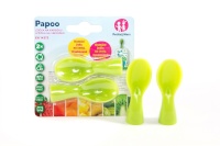 Papoo lusikas beebile 2 tk Green, roheline 910908