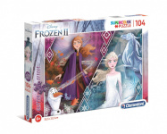 Clementoni pusle Glitter - Frozen 2, 104-osaline