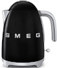 Smeg veekeetja KLF03BLEU 50's Style, must