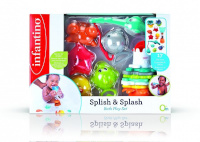 B-kids beebi vannimänguasjad 4tk, Set 4 Toys For Bath Infantino Splish & Splash