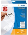 Herma Slide Pockets 5x5 100 lk. clear/matt 7699