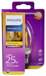 Philips LED-lambipirn Candle E14 dimmable 3,5W (25W) 2700K 250lm clear