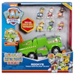 Paw Patrol sõiduk mängufiguuridega Total Team Rescues Rocky's Team Recycling Truck, 6052962