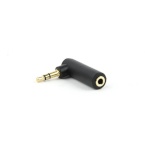 Cablexpert 3.5 mm Stereo Audio Right Angle Adapter A-3.5M-3.5FL