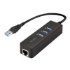 LogiLink USB 3.0 3-port Hub with Gigabit Ethernet UA0173A